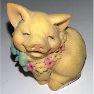 GANZ‎ 1993 Pigsville Piggie PRETTY PIGLET Animals Pig # PM 1353